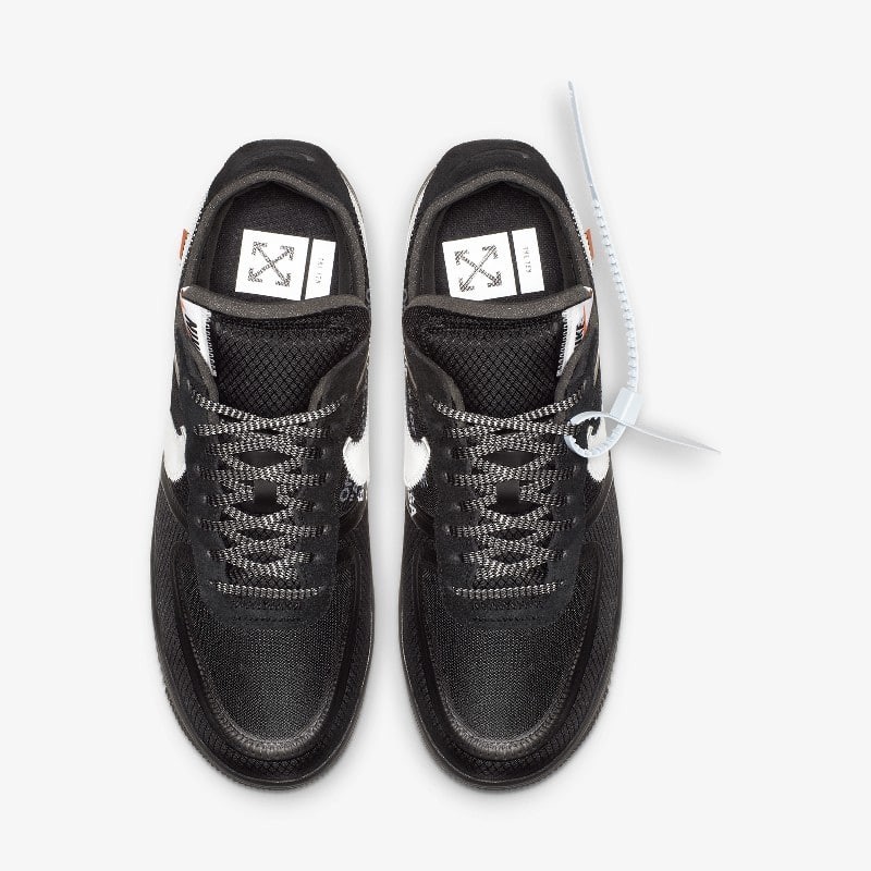 Black nike air force 1 off white online